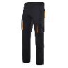 PANTALON STRETCH MULTIBOLSILLO BICOLOR TALLA EUROPEA TALLA 50 ROPA BICOLOR NEGRO NARANJA