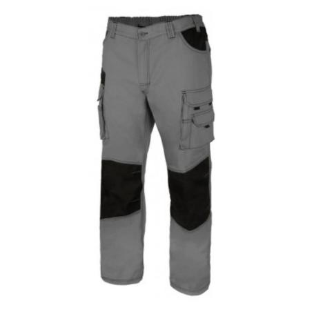 PANTALON REFORZADO CANVAS MULTIBOLSILLO BICOLOR VARIOS COLORES TALLA S-XXL TALLA L ROPA BICOLOR GRIS NEGRO