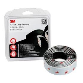 CINTA HOOK LOOP 3M 1,25MX25MM NEGRO