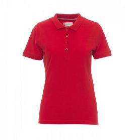 POLO SEÑORA MANGA CORTA VARIOS COLORES TALLA S-XXL COLOR ROPA COLOR ROJO TALLA L
