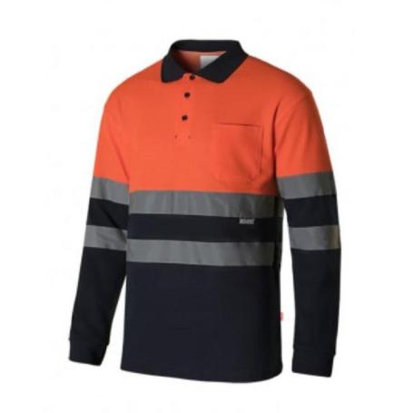 POLO ALTA VISIBILIDAD BICOLOR 55% ALGODON VARIOS COLORES TALLA S-XXL TALLA L ALTA VISIBILID NRNJA NARINO