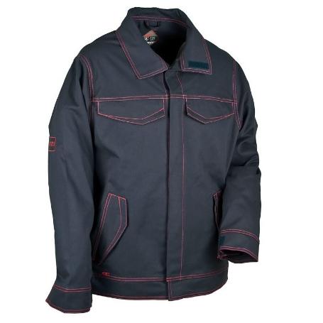 CHAQUETA SOLDADOR 100% ALGODON CON TRATATAMIENTO ANTILLAMA COFRA FLAMETEC TALLAS 52-60 TALLAJE TALLA 56