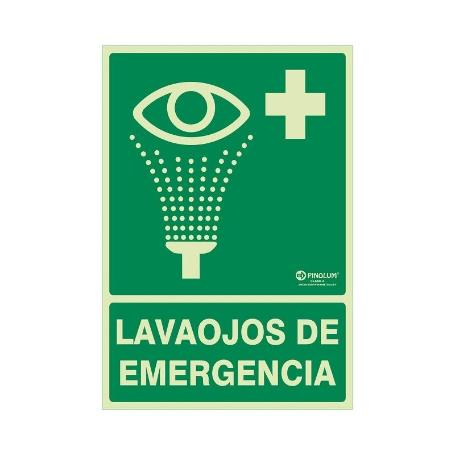 SEÑAL 922 PLAST.297X210 LAVAJOS LUM LAVAOJOS DE EMERGENCIA