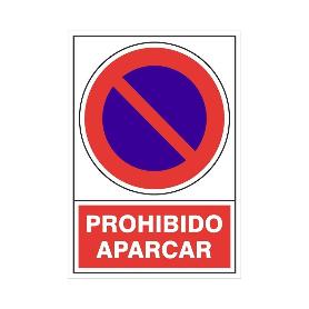 SEÑAL 430 ALUM.490X345PROHIB.APARCAR PROHIBIDO APACAR