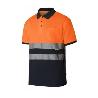 POLO ALTA VISIBILIDAD MANGA CORTA BICOLOR 55% ALGODON VARIOS COLORES TALLAS S-XXL TALLA L ALTA VISIBILID NRNJA NARI