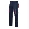 PANTALÓN BICOLOR STRETCH NEGRO-ROJO TALLA EUROPEA TALLA 38