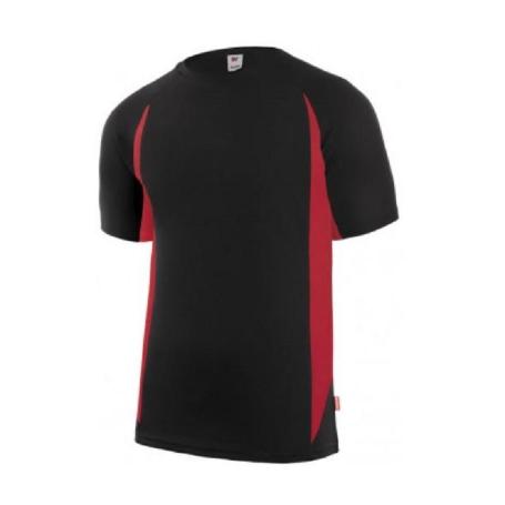 CAMISETA TÉCNICA CALPI NEGRA-ROJA TALLA XXL