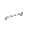 TIRADOR ZAMAK MODELO ASTORIA ACABADO EFECTO INOX DIST. AGUJERO DIST. 192MM.