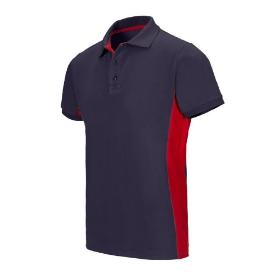 POLO PIQUE BICOLOR DOLVI MANGA CORTA VARIOS COLORES TALLA S-XXL TALLA XXL ROPA BICOLOR MARINO ROJO