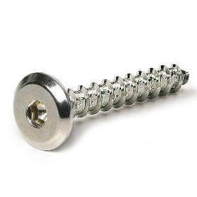 TORNILLO CABEZA PLANA ALLEN TEGAS 6,3X30 CABEZA PLANA NIQUELADO DIAM.CABEZA 15MM, P/LLAVE ALLEN 4MM