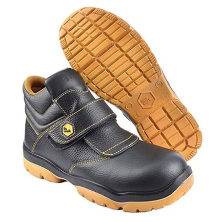 BOTA PIEL SOLDADOR  S3 VELCRO PUNTERA Y PLANTILLA NO METALICA TALLA 39-46 T/CALZADO NUMERO 43