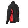 SUDADERA BICOLOR CON CREMALLERA COLOR NEGRO Y ROJO TALLA XXL