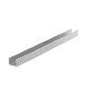 PERFIL HORIZONTAL U SP19 PLATA MATE 3M