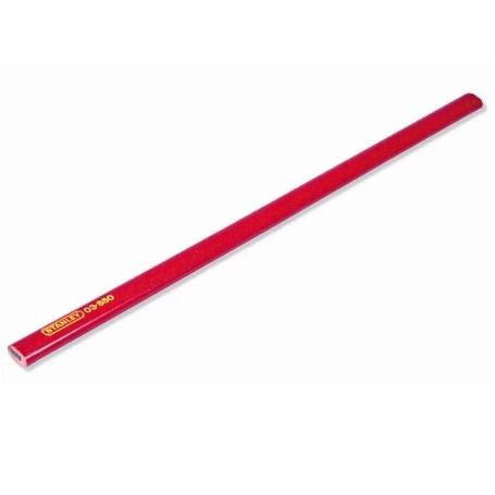 LÁPIZ DE CARPINTERO ROJO 176MM STANLEY