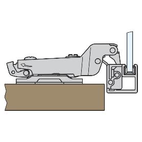 BISAGRA 110º CLIP CAM P/M ACODADO C91350BZGMGWS PARA PERFIL METALICO-CAM BRAZO REGULABLE BISAGRA