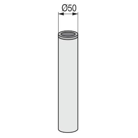 COLUMNA 115MM BASE PLANA CROMO H185C C3270 PARA ALTURA TOTAL:COLUMNA+BASE+PLACA 185MM