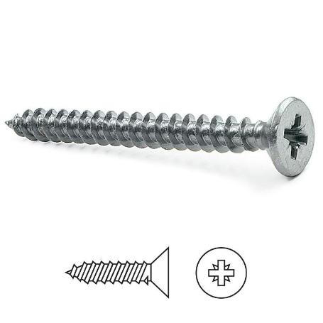 TORNILLO MADERA CABEZA PLANA POZIDRIV 3-12 +++ (CAJA 2000)