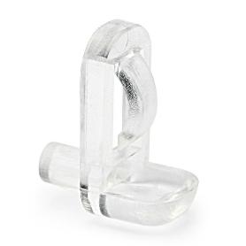 SOPORTE ESTANTE DIAM 5MM PARA CRISTAL 1540 A PRESION NYLON TRANSPARENTE