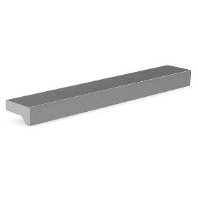 TIRADOR ALUMINIO MODELO ANGLE ACABADO GRIS METAL DIST. AGUJERO 128/160