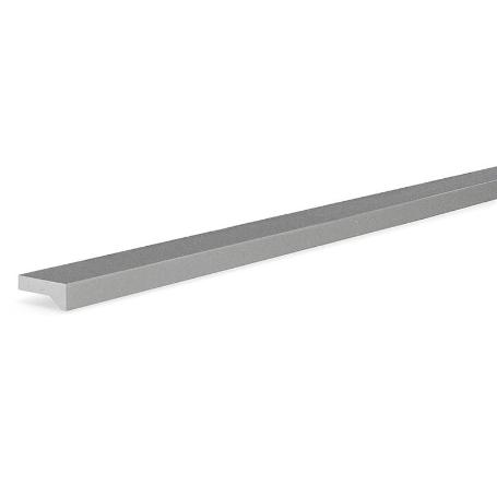 TIRADOR ALUMINIO MODELO ANGLE ACABADO GRIS METAL DIST. AGUJERO DIST. 640MM.