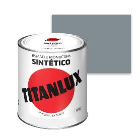 ESMALTE GRIS ACERO TITANLUX 750ML 503