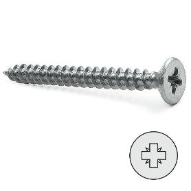 TORNILLO ROSCA MADERA CABEZA PLANA POZIDRIV ZINCADO DIN 7505-A LARGO 15MM DIÁMETRO 3MM (CAJA 1000)