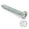 TORNILLO ROSCA METAL DIN 7981 ZINCADO LARG.R/CHAPA 80MM Ø ROSCA CHAPA 4.8MM