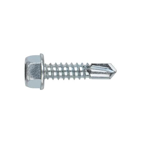 Tornillo broca cabeza hexagonal din 7504 larg.r/chapa 25mm ø rosca chapa 6.3mm