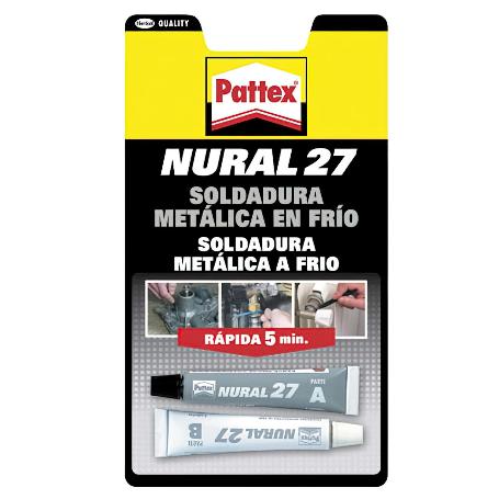 NURAL- 27 ALUMINIO GRIS (JUEGO 2 TUBOS 22 CM³.)