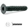 TORNILLO ROSCA METAL ALLEN DIN 7991 NEGRO LARGO 100MM METRICA M-8