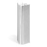 ANGULO FLEXIBLE PARA ZÓCALO ZESIO H80 H100 H144 H164 ACABADOS DISPONIBLES PLATA, NEGRO Y BLANCO ACABADO NEGRO MATE 