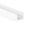 PERFIL ALUMINIO LED EMBUTIR KALE+ 3M ACABADOS PLATA MATE, NEGRO Y BLANCO ACABADO BLANCO MATE