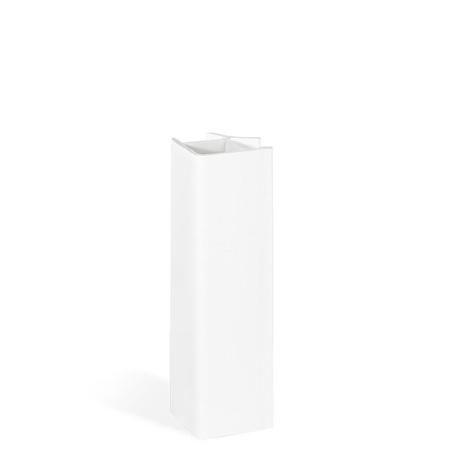 ANGULO RÍGIDO PARA ZÓCALO ZESIO H80 - H100 - H147 - H164 ACABADO PLATA/BLANCO ACABADO BLANCO ALTURA (H) 80