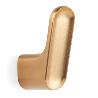 PERCHA LUV 17X50MM LATON CAVA CEPILLADO ZAMAK