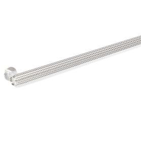 TIRADOR ALUMINIO MODELO RILLE T 55X38 ACABADO EFECTO INOX, LATON OSCURO CEPILLADO, NEGRO CEPILLADO ACABADO EFECTO I