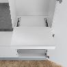 GUÍA SHELF PUSH/AMORTIGUADO EXTRACCIÓN TOTAL ACABADO ZINCADO TIPO CIERRE PUSH MEDIDA SHELF 550MM (CAJA 20)