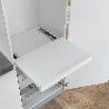 GUÍA SHELF PUSH/AMORTIGUADO EXTRACCIÓN TOTAL ACABADO ZINCADO TIPO CIERRE PUSH MEDIDA SHELF 550MM (CAJA 20)