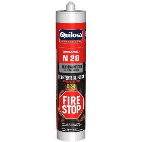 SILICONA NEUTRA RF-240 FIRE-STOP 300ML GRIS PERLA N-28