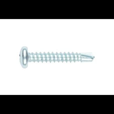 TORNILLO BROCA  ROSCA CHAPA CABEZA REDON LARG.R/CHAPA 19MM Ø ROSCA CHAPA 3.9MM (CAJA 1000)