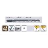 HOJA CALAR MAD.C/BASTO CURVO 5504 T244D GROSOR 8-60. 4 DIENTES