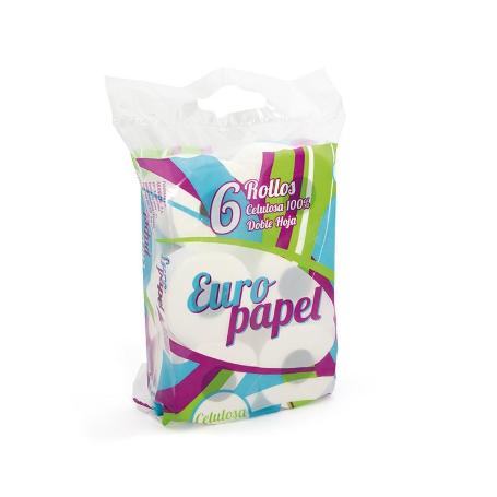 PAPEL HIGIENICO CELULOSA 2CAPAS PASTA (CAJA 6)