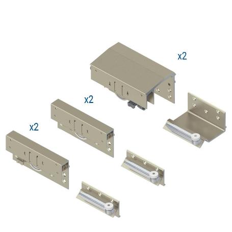 KIT PUERTA EXTERIOR-INTERIOR SP18-28/22-30/30-48 PYRAMID PARA 3 PUERTAS SP PYRAMID 18-28MM