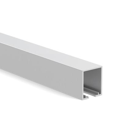 GUIA ALUMINIO NATURAL SENSUS 80 2M 3862 LARGO 2M ACABADO ANODIZADO