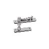 KIT BISAGRA PIVOTANTE LIBRE JNF INOXIDABLE SATINADO PUERTA 35MM 100KG IN.05.196.0.ECO