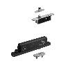 KIT PIVOTE HIDRAULICO JNF 215 INOXIDABLE SATINADO PUERTA)40MM 350KG F2-4 C/RETENCION IN.05.215.HO
