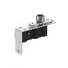PIVOTE SUPERIOR JNF 201 INOXIDABLE SATINADO PARA PUERTA 35-45MM 900MM 45KG IN.05.201.R