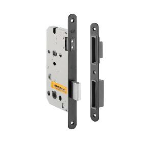CERRADURA MAGNÉTICA CARLES IN.20.856 DE EMBUTIR | ACABADOS SATINADO Y TITANIO NEGRO ACABADO NEGRO