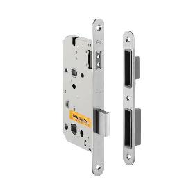 CERRADURA MAGNÉTICA CARLES IN.20.856 DE EMBUTIR | ACABADOS SATINADO Y TITANIO NEGRO ACABADO EFECTO INOX