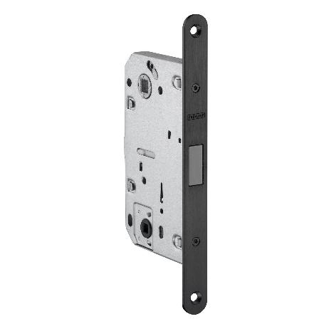 CERRADURA MAGNÉTICA CALEB IN.20.855 DE EMBUTIR | ACABADOS SATINADO Y TITANIO NEGRO ACABADO NEGRO