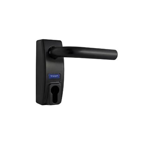 MANILLA EXTERIOR ANTIPÁNICO SOBREPONER TESA VECTOR NEGRO SIN CILINDRO - SEGURIDAD Y ACCESO CONTROLADO